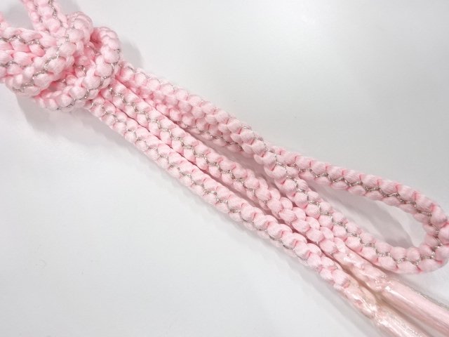 未使用品　正絹　手組帯締め